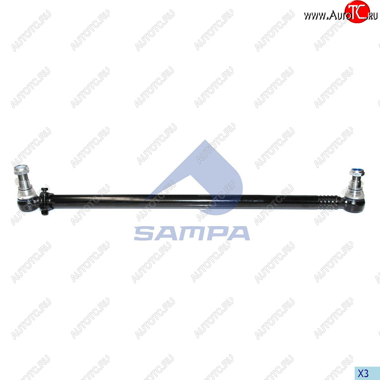 4 199 р. Тяга рулевая MERCEDES Actros,Axor,Atego продольная L=958мм SAMPA SAMPA 097.619-01  с доставкой в г. Вологда