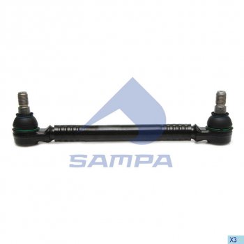 Тяга рулевая VOLVO RENAULT продольная L=340мм SAMPA SAMPA 097.745-01