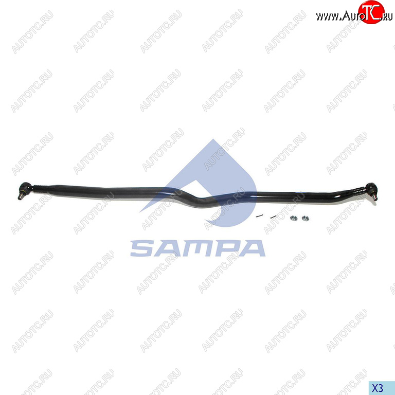 7 949 р. Тяга рулевая SCANIA продольная L=1921мм SAMPA SAMPA 097.762-01  с доставкой в г. Вологда