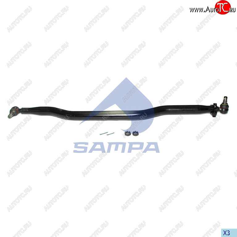 10 499 р. Тяга рулевая IVECO поперечная L=1485 SAMPA SAMPA 097.873-01  с доставкой в г. Вологда