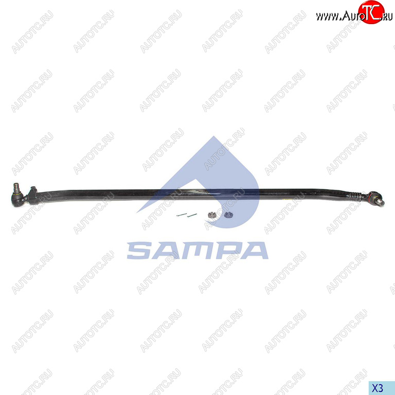 8 699 р. Тяга рулевая SCANIA поперечная L=1743мм SAMPA SAMPA 097.910-01  с доставкой в г. Вологда