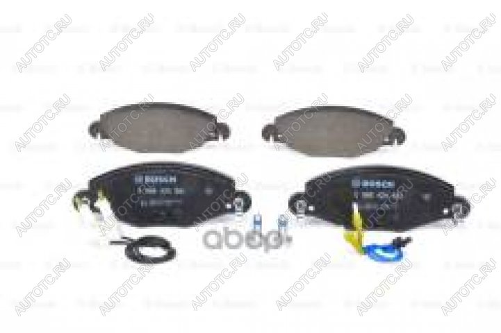 4 099 р. Колодки тормозные передние (4шт.) BOSCH CITROEN C5 X40,DC лифтбэк дорестайлинг (2000-2004)  с доставкой в г. Вологда