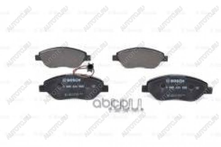 3 069 р. Колодки тормозные передние с датчиком (4шт.) BOSCH Fiat Bravo 198 хэтчбэк 3 дв. (2007-2015)  с доставкой в г. Вологда