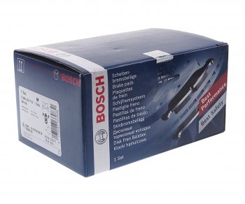 4 499 р. Колодки тормозные передние (4шт.) BOSCH Mercedes-Benz 207/310 W207-310 (1977-1996)  с доставкой в г. Вологда. Увеличить фотографию 2