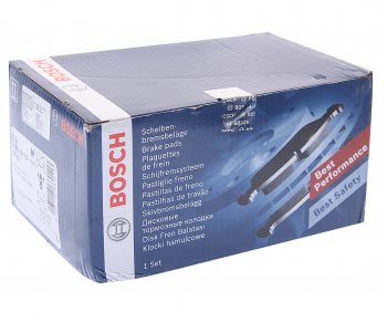 2 899 р. Колодки тормозные передние (4шт.) BOSCH Honda Legend 3 KA9 дорестайлинг (1996-1998)  с доставкой в г. Вологда. Увеличить фотографию 3