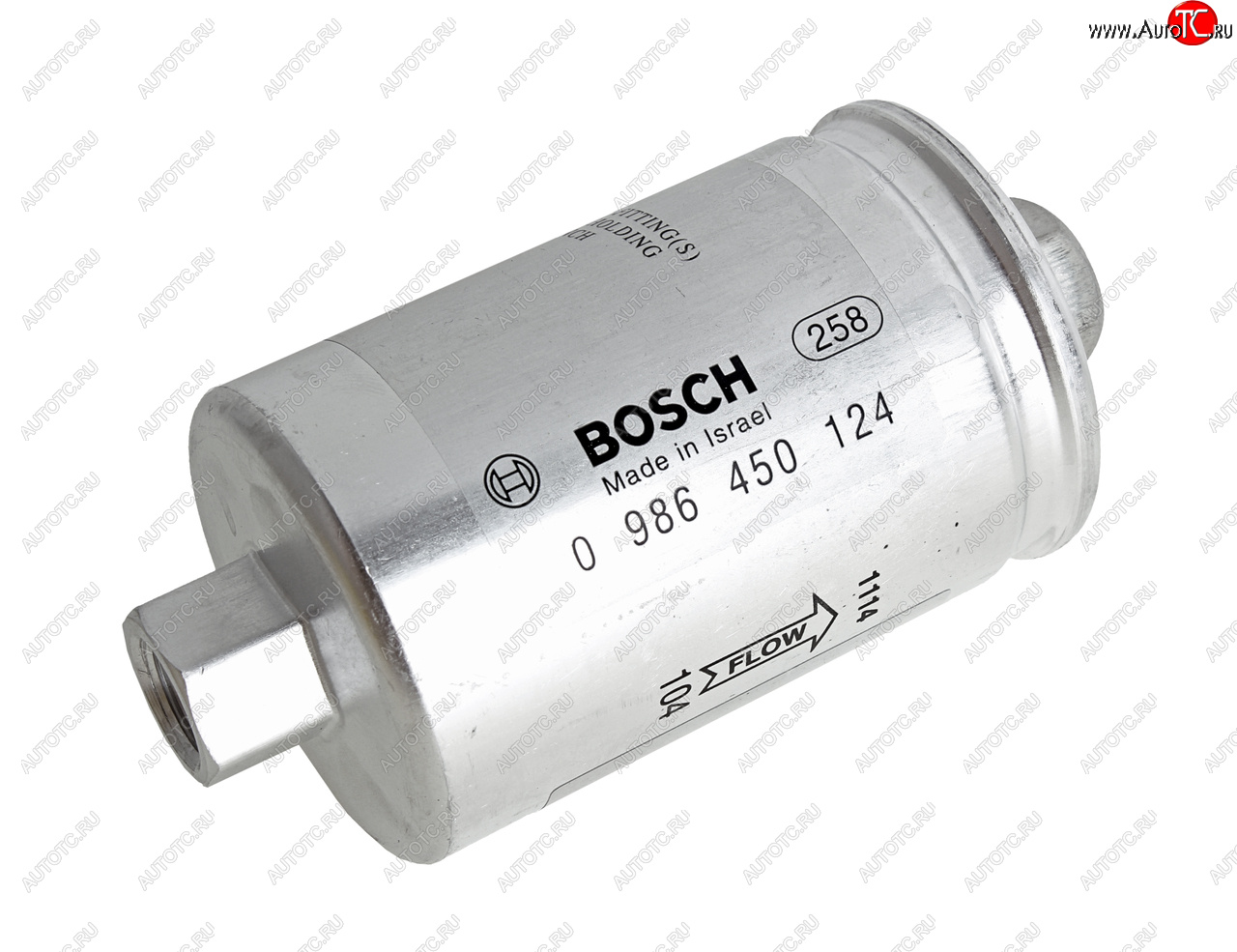 749 р. Фильтр топливный ВАЗ инжектор тонкой очистки (гайка) BOSCH BOSCH 0986450124  с доставкой в г. Вологда
