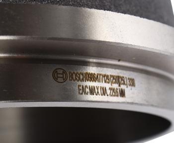 6 299 р. Барабан тормозной FORD Connect (02-) задний BOSCH BOSCH 0986477129  с доставкой в г. Вологда. Увеличить фотографию 3