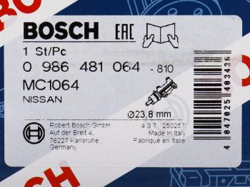 16 249 р. Цилиндр тормозной главный NISSAN Quashqai BOSCH BOSCH 0986481064 BOSCH 0986481064  с доставкой в г. Вологда. Увеличить фотографию 6