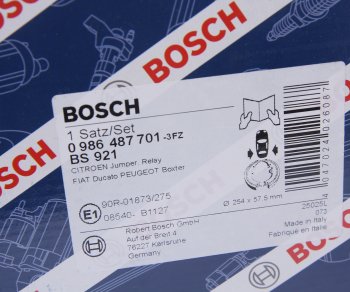 3 899 р. Колодки тормозные задние барабанные 4шт. BOSCH Fiat Ducato 244 (2002-2012)  с доставкой в г. Вологда. Увеличить фотографию 4