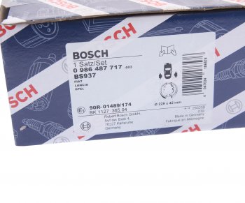 3 599 р. Колодки тормозные задние барабанные 4шт. BOSCH Fiat Doblo 223 рестайлинг (2005-2016)  с доставкой в г. Вологда. Увеличить фотографию 4
