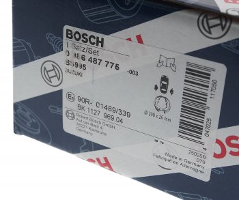 2 599 р. Колодки тормозные задние барабанные (4шт.) BOSCH Suzuki Swift ZC72S дорестайлинг, хэтчбэк 5 дв. (2010-2013)  с доставкой в г. Вологда. Увеличить фотографию 4