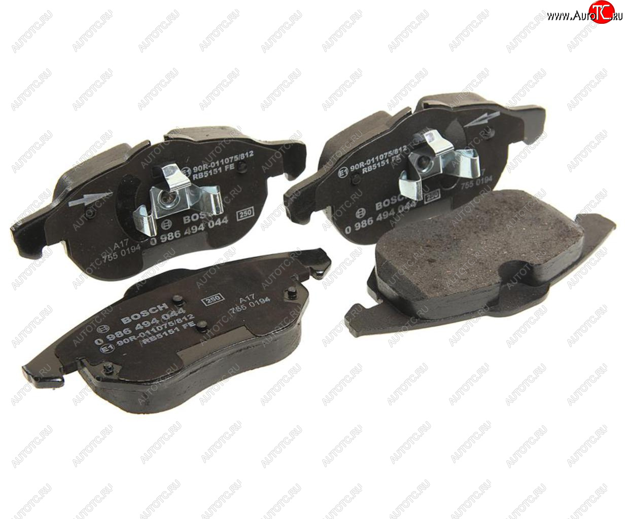 3 599 р. Колодки тормозные передние (4шт.) BOSCH Opel Astra H хэтчбек 5дв рестайлинг (2007-2015)  с доставкой в г. Вологда