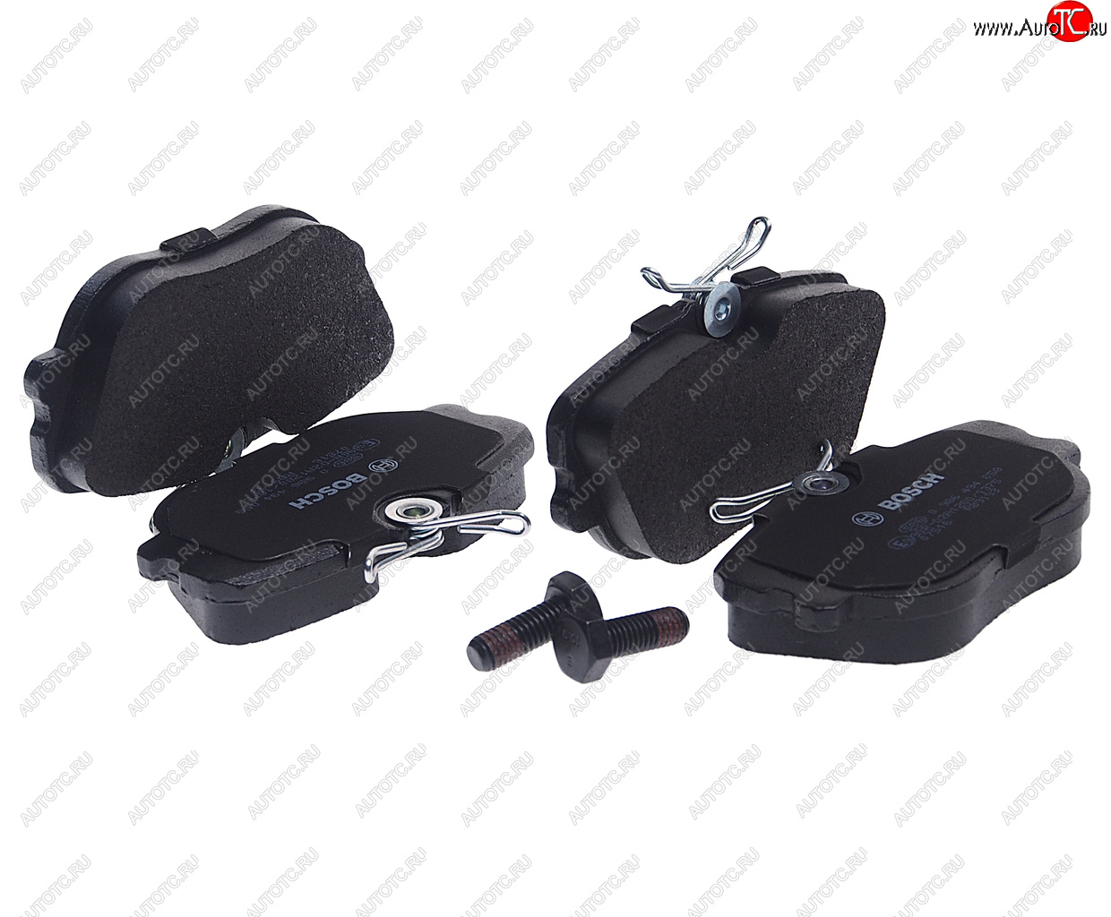 2 199 р. Колодки тормозные передние (4шт.) BOSCH Mercedes-Benz C-Class W201 седан (1982-1992)  с доставкой в г. Вологда