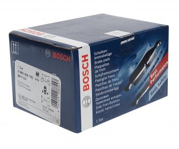 2 199 р. Колодки тормозные задние (4шт.) BOSCH Toyota Auris E150 хэтчбэк 5 дв. дорестайлинг (2006-2010)  с доставкой в г. Вологда. Увеличить фотографию 2