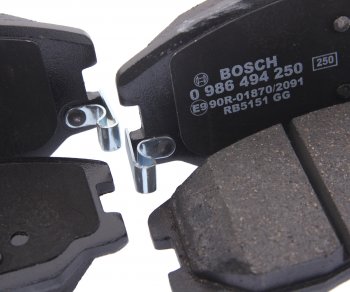 4 099 р. Колодки тормозные передние (4шт.) BOSCH Opel Astra H седан рестайлинг (2007-2009)  с доставкой в г. Вологда. Увеличить фотографию 2