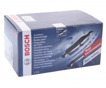 4 099 р. Колодки тормозные передние (4шт.) BOSCH Opel Astra H седан рестайлинг (2007-2009)  с доставкой в г. Вологда. Увеличить фотографию 3