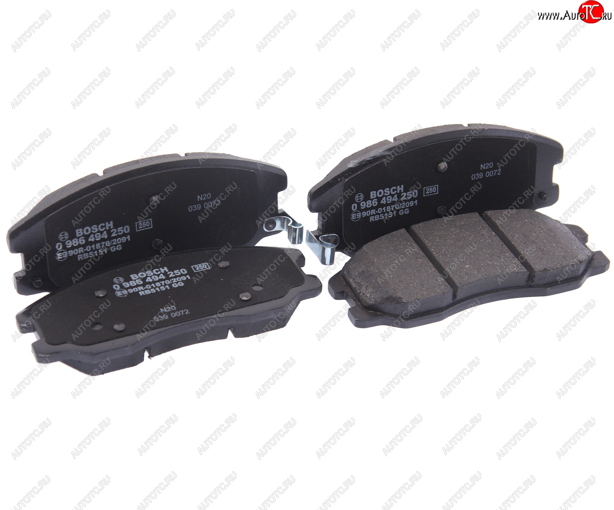 4 099 р. Колодки тормозные передние (4шт.) BOSCH Opel Astra H седан рестайлинг (2007-2009)  с доставкой в г. Вологда