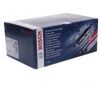 4 289 р. Колодки тормозные передние (4шт.) BOSCH Volvo XC60 (2017-2022)  с доставкой в г. Вологда. Увеличить фотографию 2