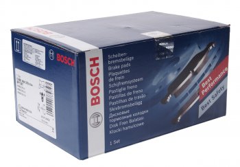 3 399 р. Колодки тормозные передние (4шт.) BOSCH Honda CR-V RE1,RE2,RE3,RE4,RE5,RE7 дорестайлинг (2007-2010)  с доставкой в г. Вологда. Увеличить фотографию 2