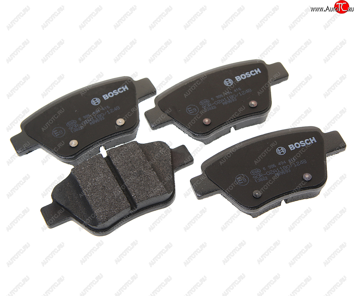 2 659 р. Колодки тормозные задние (4шт.) BOSCH Skoda Superb B6 (3T) лифтбэк дорестайлинг (2008-2013)  с доставкой в г. Вологда