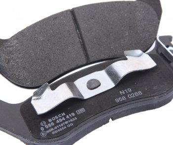 3 099 р. Колодки тормозные задние (4шт.) BOSCH Jeep Cherokee KJ дорестайлинг (2001-2005)  с доставкой в г. Вологда. Увеличить фотографию 2