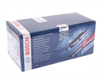 2 579 р. Колодки тормозные передние (4шт.) BOSCH Nissan Qashqai +2 1 J10 рестайлинг (2010-2014)  с доставкой в г. Вологда. Увеличить фотографию 3