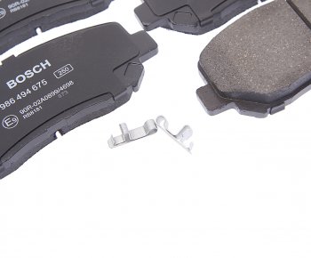 3 789 р. Колодки тормозные передние (4шт.) BOSCH Mazda CX-5 KE дорестайлинг (2011-2014)  с доставкой в г. Вологда. Увеличить фотографию 2