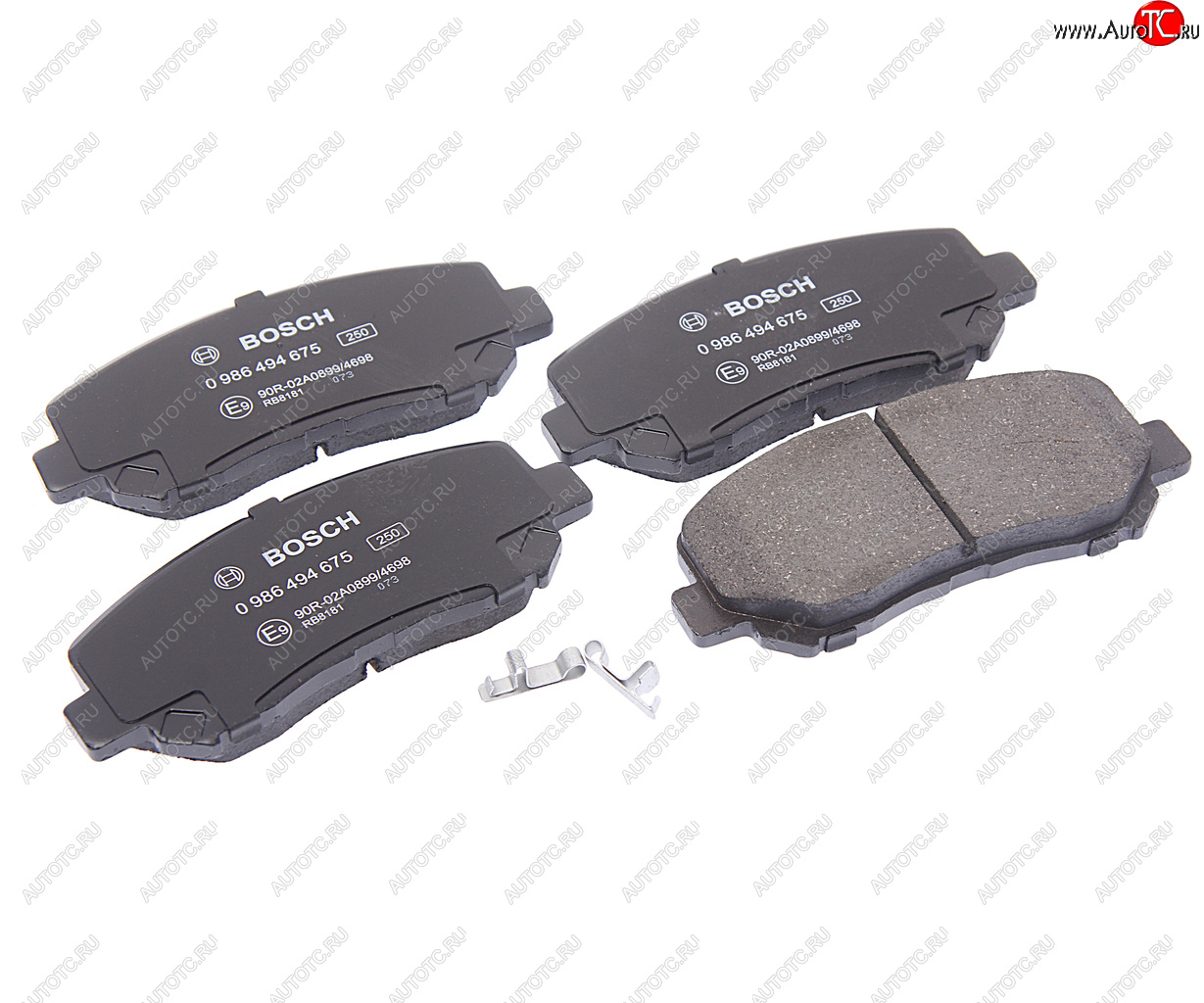 3 789 р. Колодки тормозные передние (4шт.) BOSCH Mazda CX-5 KE дорестайлинг (2011-2014)  с доставкой в г. Вологда