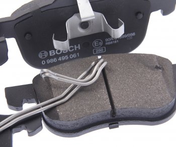 3 799 р. Колодки тормозные передние (4шт.) BOSCH Volvo S80 TS седан дорестайлинг (1998-2003)  с доставкой в г. Вологда. Увеличить фотографию 2