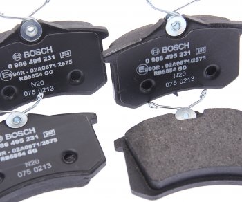 1 689 р. Колодки тормозные задние (4шт.) BOSCH CITROEN C8 (2002-2014)  с доставкой в г. Вологда. Увеличить фотографию 2