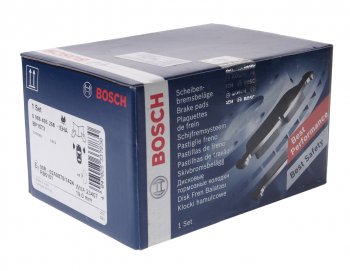 1 449 р. Колодки тормозные передние (4шт.) BOSCH CITROEN C3 FC/FN хэтчбэк (2002-2009)  с доставкой в г. Вологда. Увеличить фотографию 2