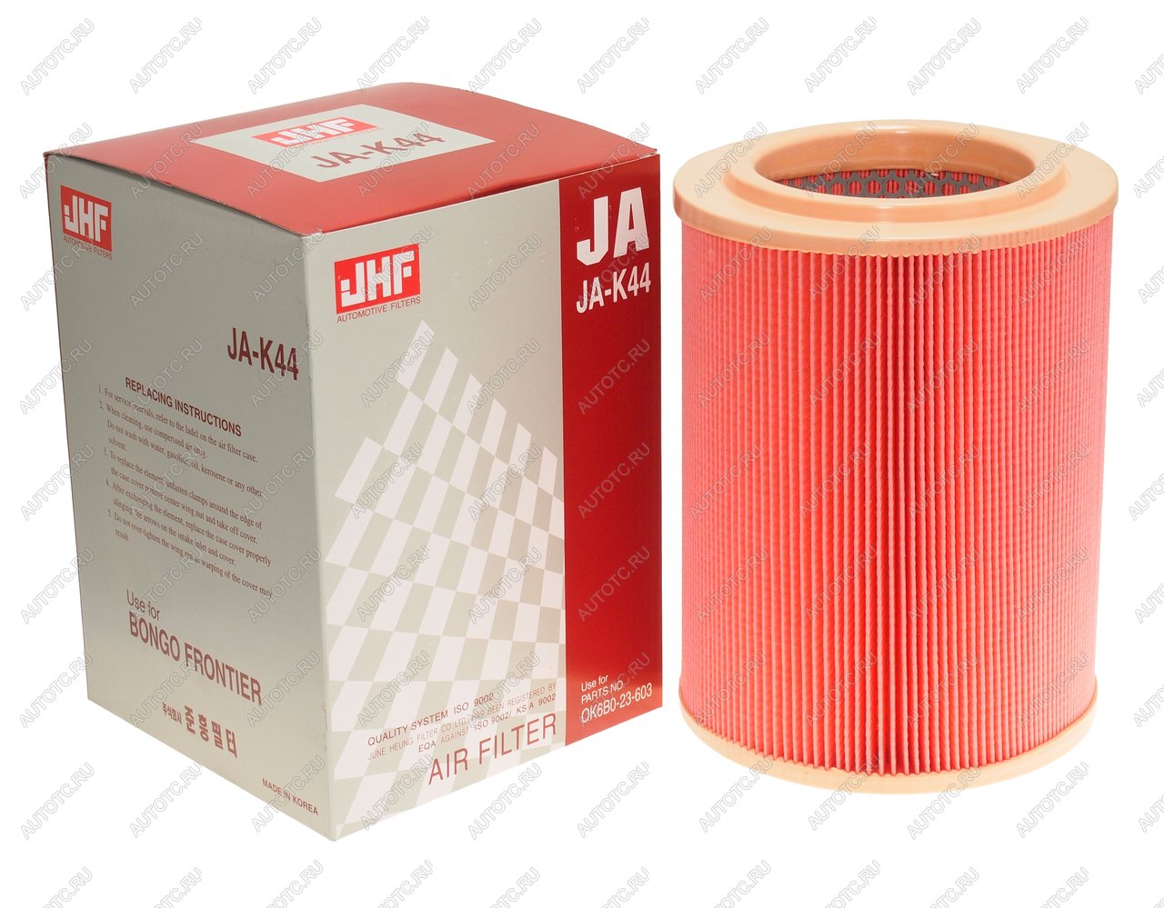 829 р. Фильтр воздушный KIA Bongo 3 (06-) (2.73.0) (JA-K44) JHF JHF 0k6b0-23603  с доставкой в г. Вологда