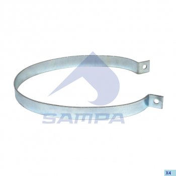 Хомут глушителя MERCEDES Atego SAMPA SAMPA 100.218