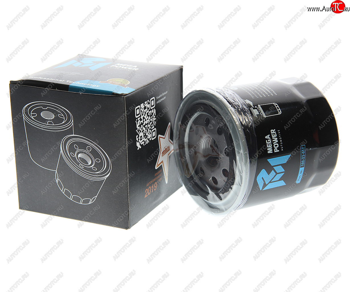 191 р. Фильтр масляный FORD Mondeo 1,2,3 (94-04-) MAZDA MPV 2 (99-02),Tribute (00-) MEGAPOWER MEGAPOWER 100-23-017  с доставкой в г. Вологда