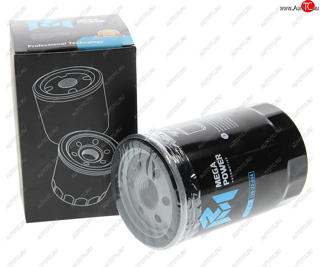 178 р. Фильтр масляный VW AUDI SEAT SKODA (90-09) MEGAPOWER MEGAPOWER 100-23-054  с доставкой в г. Вологда