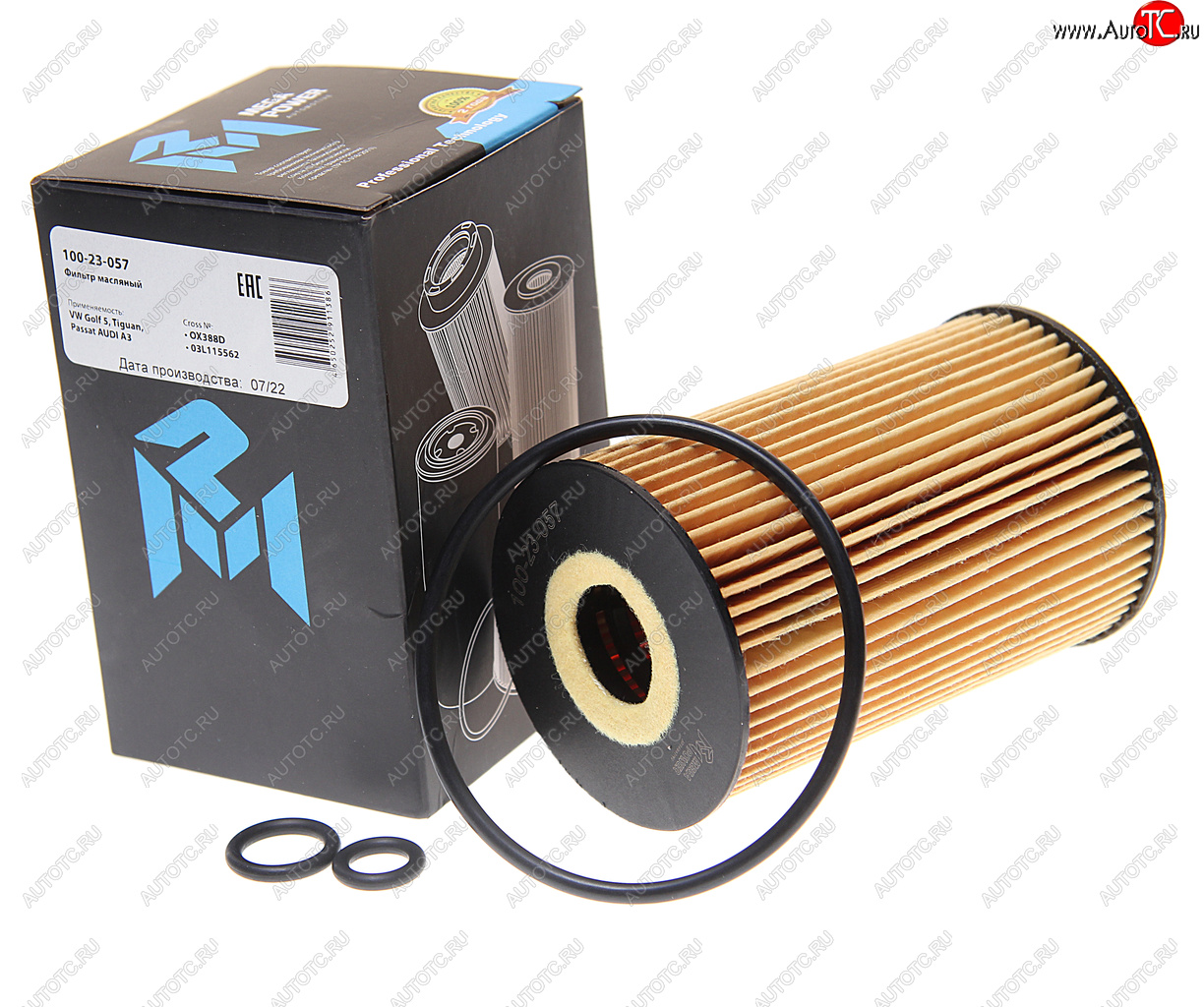 169 р. Фильтр масляный VW Golf 5,Tiguan,Passat AUDI A3 MEGAPOWER MEGAPOWER 100-23-057  с доставкой в г. Вологда