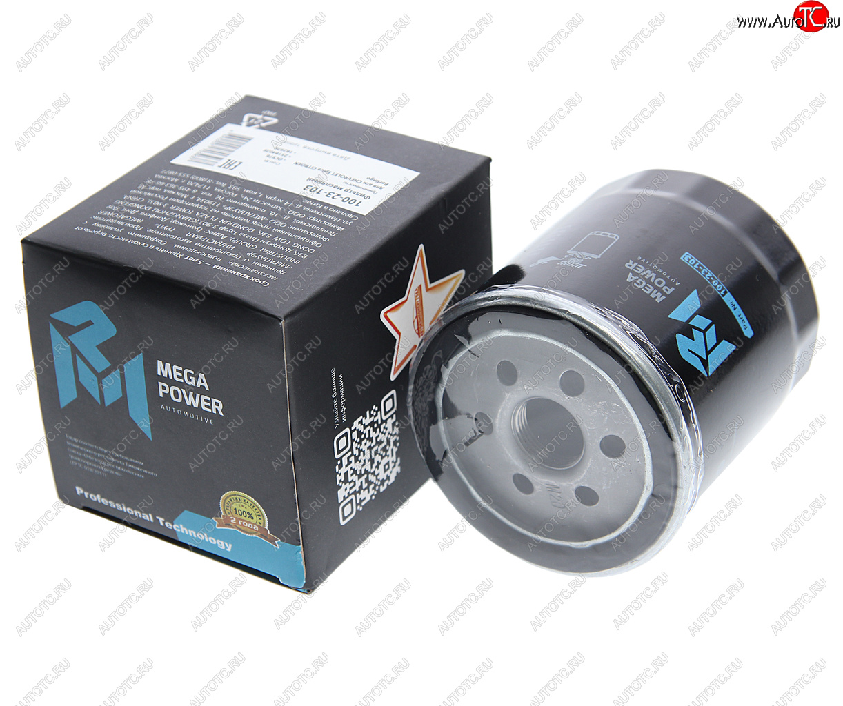 231 р. Фильтр масляный CHEVROLET Epica CITROEN Berlingo MEGAPOWER MEGAPOWER 100-23-103  с доставкой в г. Вологда