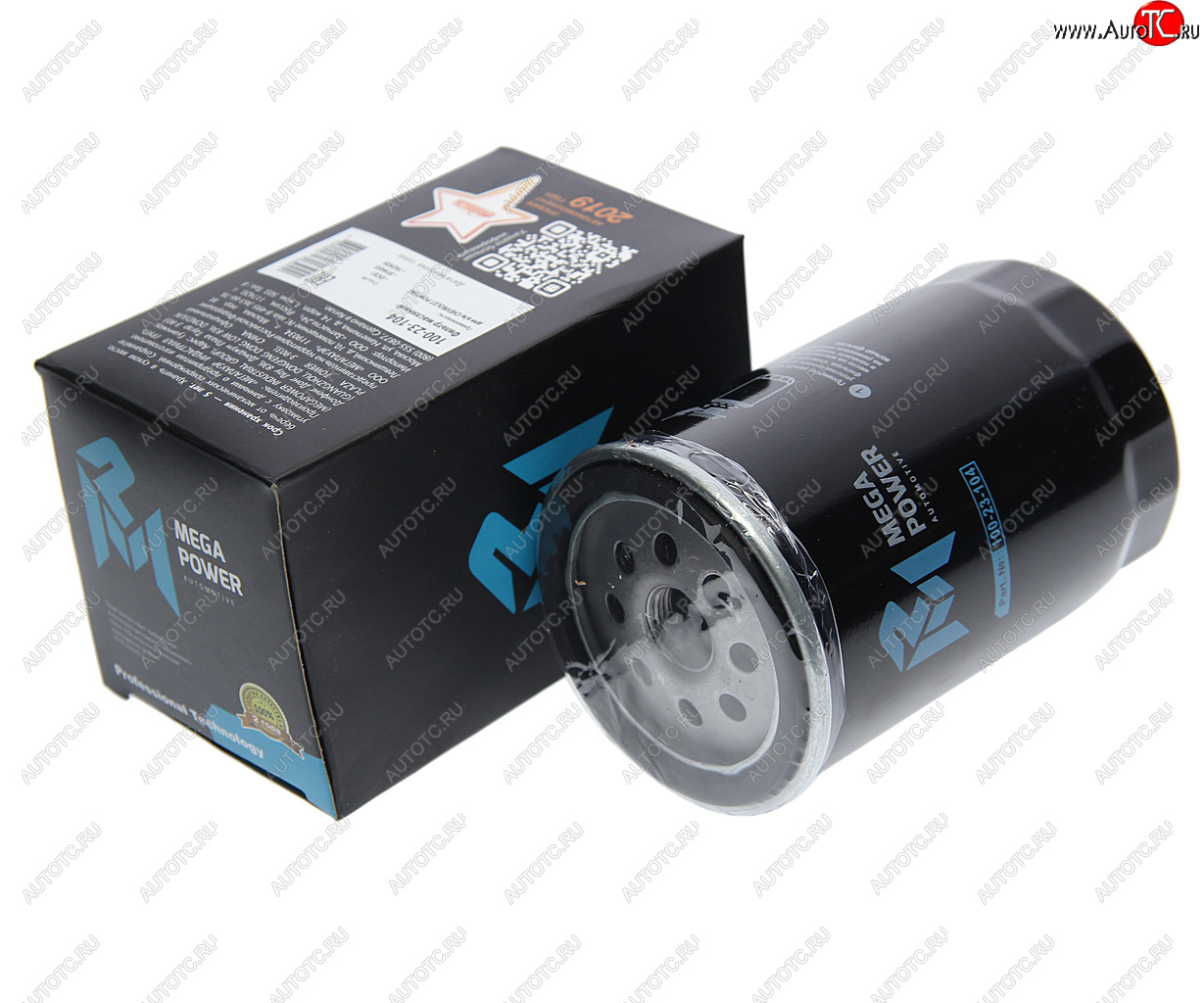 171 р. Фильтр масляный CHEVROLET PONTIAC MEGAPOWER MEGAPOWER 100-23-104  с доставкой в г. Вологда