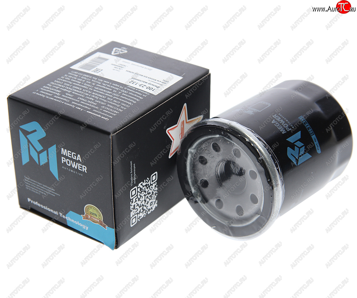 154 р. Фильтр масляный NISSAN KIA MAZDA HONDA OPEL MEGAPOWER MEGAPOWER 100-23-132  с доставкой в г. Вологда