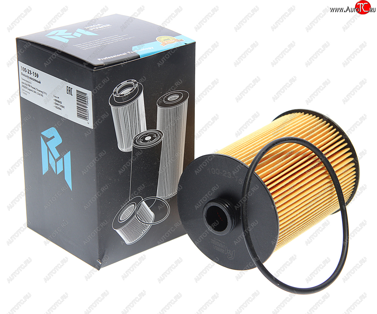 243 р. Фильтр масляный VW Passat,Touareg (11-) SKODA Superb (08-) (3.6 V6) MEGAPOWER MEGAPOWER 100-23-159  с доставкой в г. Вологда