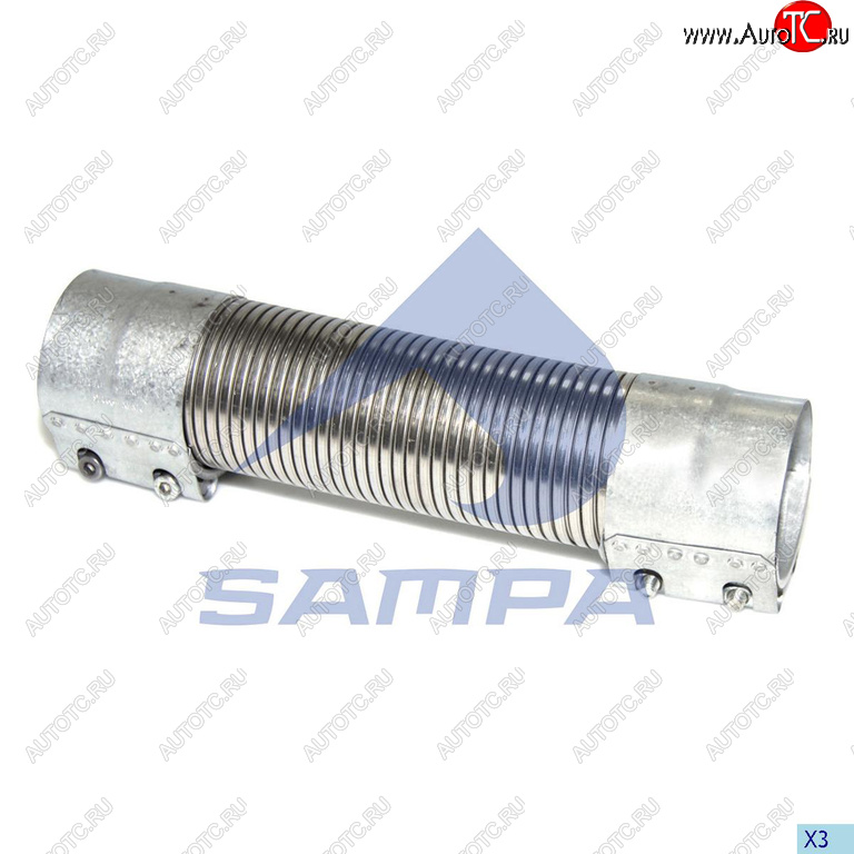 1 479 р. Гофра MERCEDES Atego выхлопной системы (d=75мм) SAMPA SAMPA 100.262  с доставкой в г. Вологда