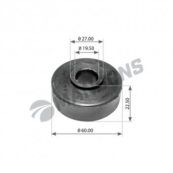 Втулка амортизатора SCANIA P,G,R,T series кабины (20x59x19) MANSONS MANSONS 100.550