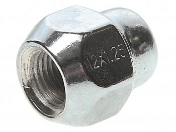 Гайка колеса М12х1.25х25 конус закрытая ключ 21мм RACING RACING 101117