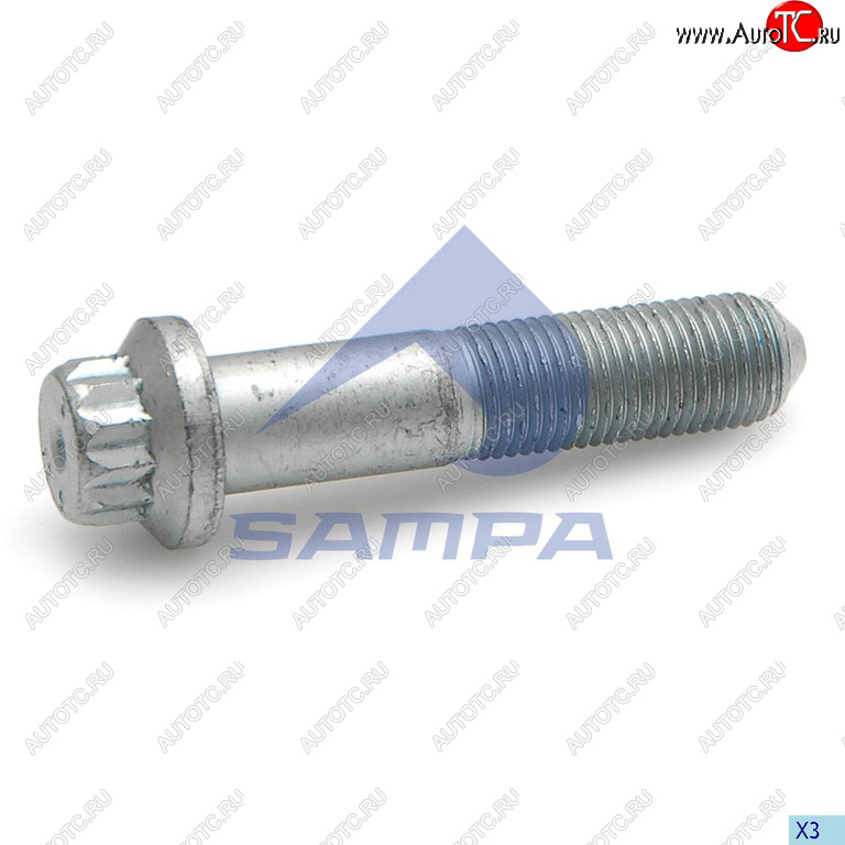 148 р. Болт SAF крепления диска тормозного (M14x1.5x65) (1шт) SAMPA SAMPA 102.579  с доставкой в г. Вологда