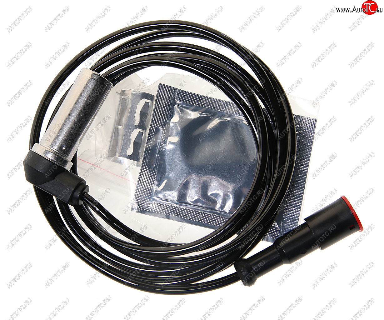 2 269 р. Датчик АБС КАМАЗ DAF MERCEDES колеса угловой (L=2056мм) TE PARTS TE PARTS 10327280  с доставкой в г. Вологда