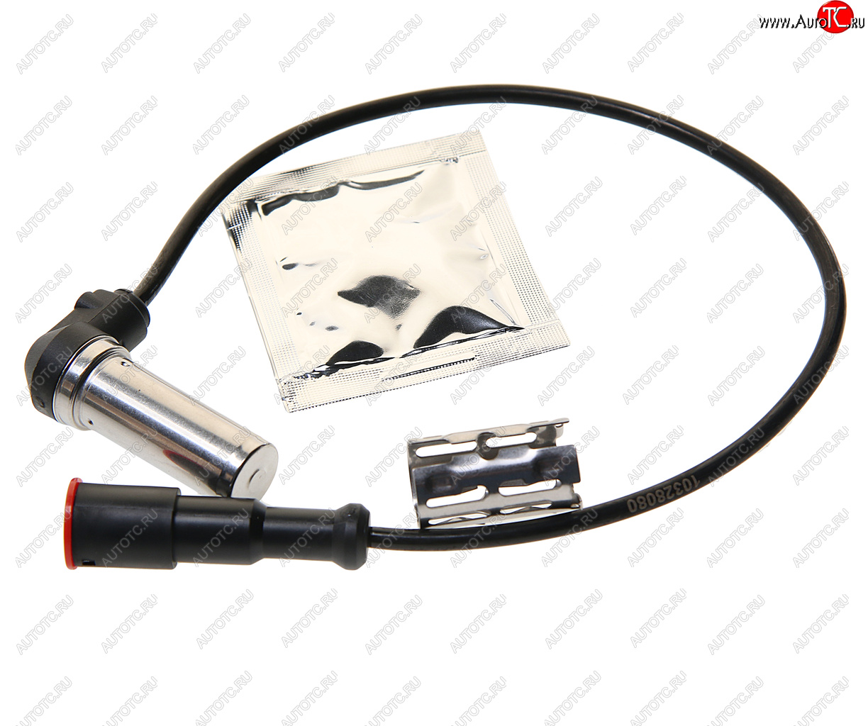 1 599 р. Датчик АБС DAF IVECO MERCEDES КАМАЗ колеса переднего правоголевого (L=325мм) TE PARTS TE PARTS 10328080  с доставкой в г. Вологда