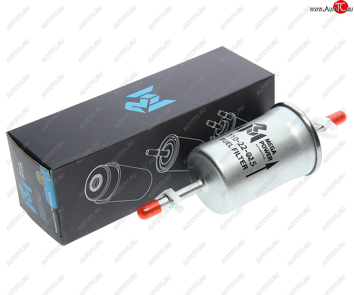 256 р. Фильтр топливный FORD Focus I (98-04) MEGAPOWER MEGAPOWER 110-22-015  с доставкой в г. Вологда