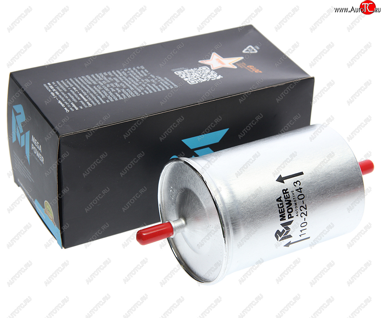 242 р. Фильтр топливный VW AUDI SEAT SKODA MEGAPOWER MEGAPOWER 110-22-043  с доставкой в г. Вологда