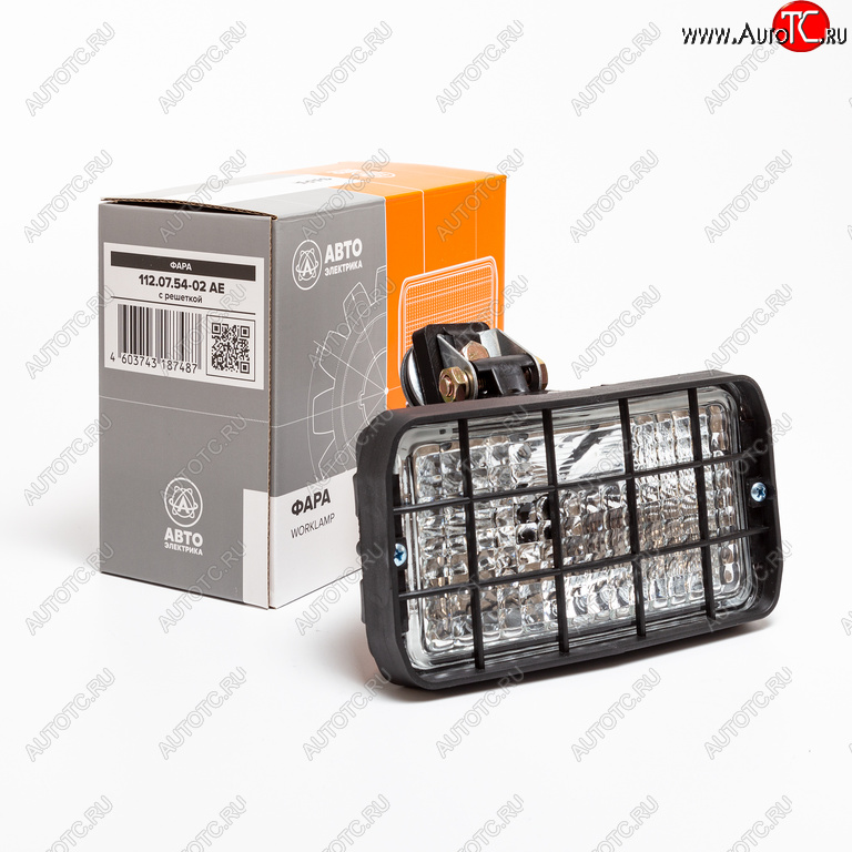 1 189 р. Фара рабочего света МТЗ (с решеткой) AVTOELECTRICA AVTOELECTRICA 112.07.54-02 ае  с доставкой в г. Вологда
