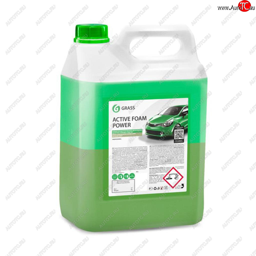 1 999 р. Шампунь для грузового авто двухкомпонентный 6кг Active Foam Power GRASS GRASS 113141  с доставкой в г. Вологда